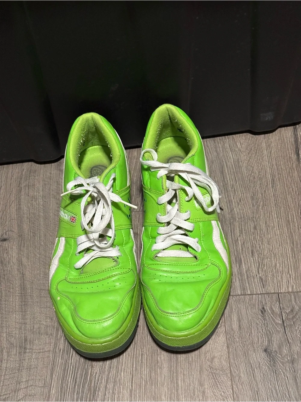 Reebok KOOL AIDNeon Green Low-Top Sneakers with White Details